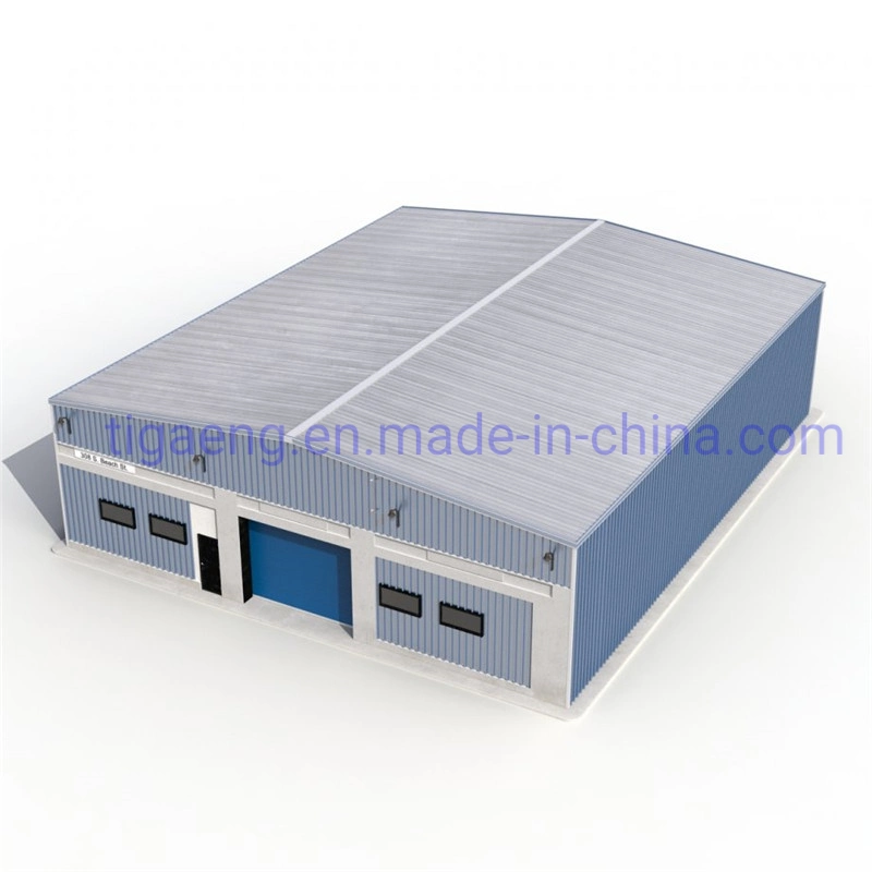 Cheap Prefabricated Framed Light Steel Structure Factory Sandwich Panel Workshop