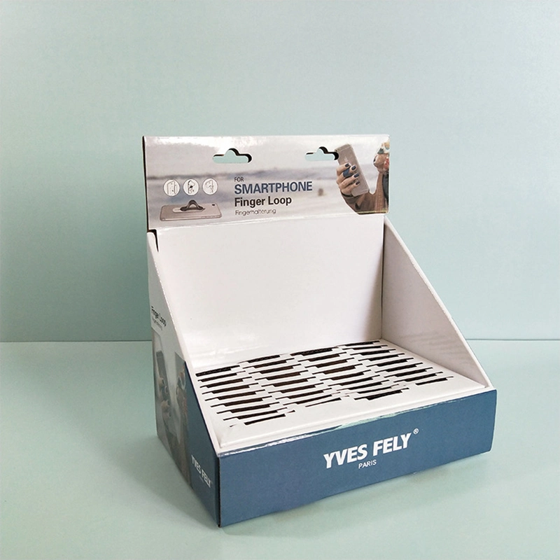 Estante de sobremesa multifunción personalizado Caja de embalaje de gran capacidad cartón reciclable Caja de exposición de cigarrillos