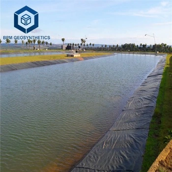 25X30 Solid Geomembrane Pond Liner Geomembranes for Reservoir in Indonesia