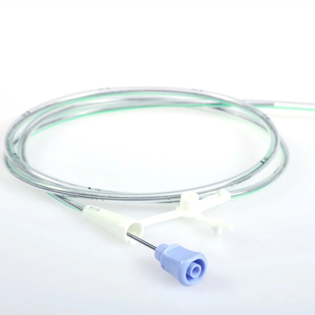 Hospital Using Disposable Triple Lumen Nasogastric Soft TPU Feeding Tube