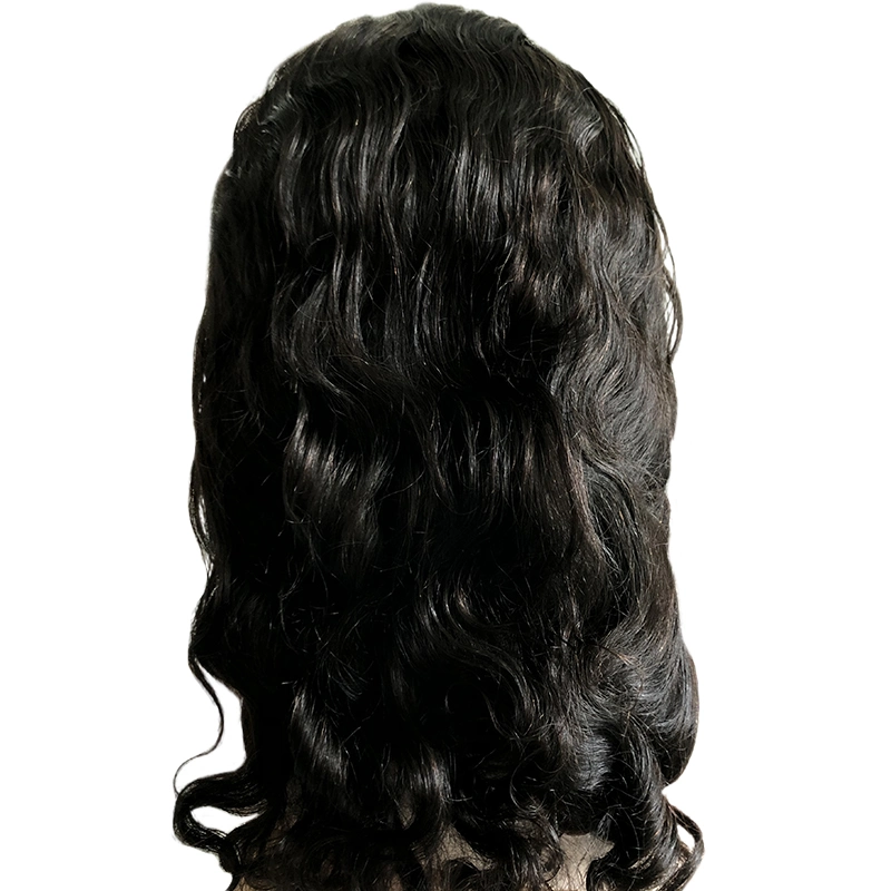 13X6X1 Remy Human Hair Wig Deep Wave with Headband No Glue 180 Density Full Machine Made 8-30 Inch Body Wave Headband Wig