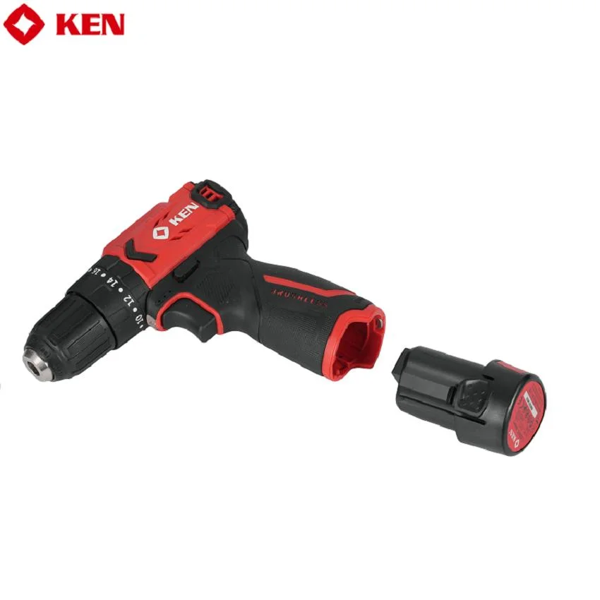 Ken 12V Cordless Drill, 45n. M Torque. Compact Design Electric Drill