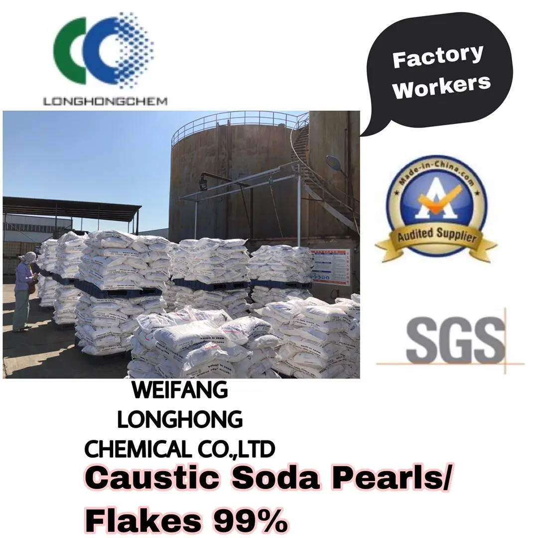 Caustic Soda Pearls /High quality/High cost performance  Flake Caustic Soda Is Widely Used in Food Manufacturing and Chemical Industry