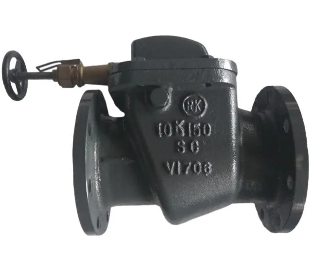 Hot Sale JIS Cast Iron Swing Type Check Valve Use Marine FC 5K 100A