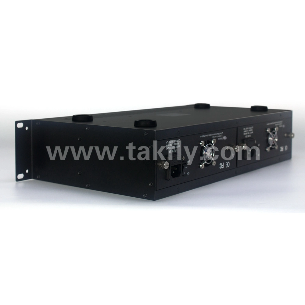 14 Slot Rack-Mount Chassis for Media Converter Black Color