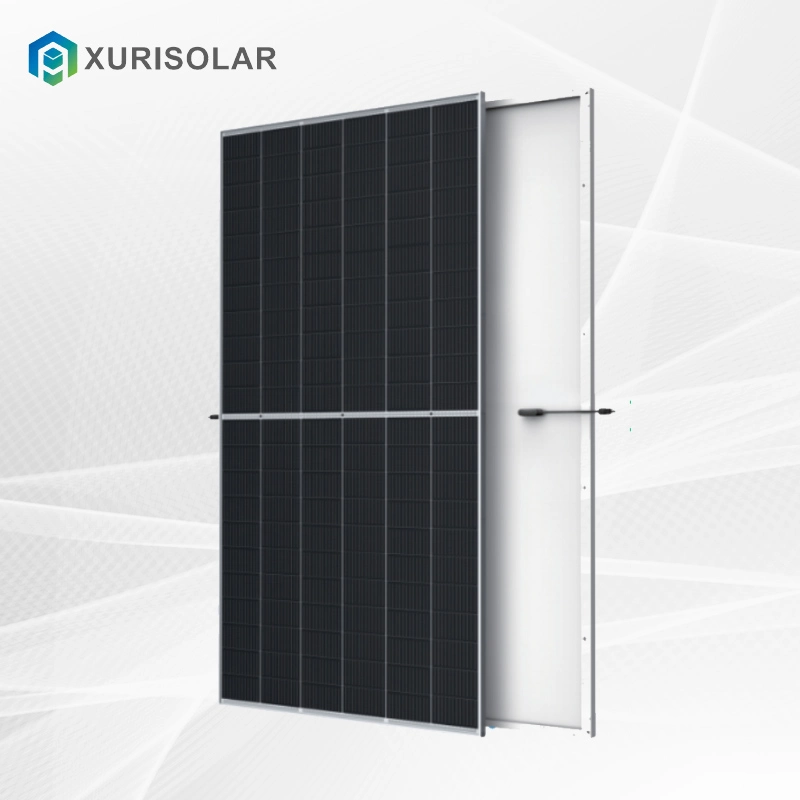 Höchste Effizienz Half Cell PV Solarsystem monokristallines Solarmodul mit Solarbatterie Bank 650 660 665W