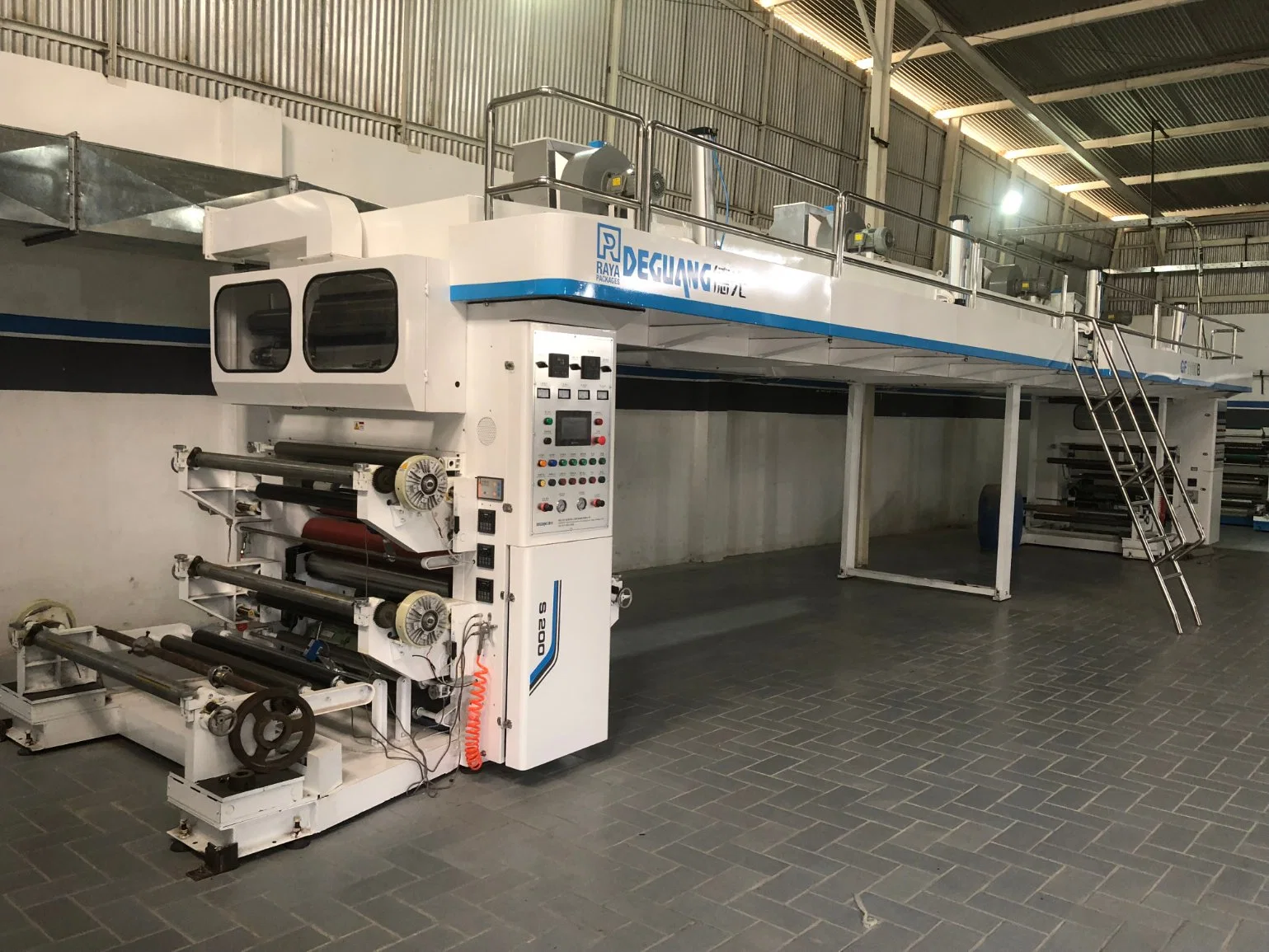 Roll Dry Laminator Coating Machine for Plastic Film, Window Paper with 120mpm Deaguang