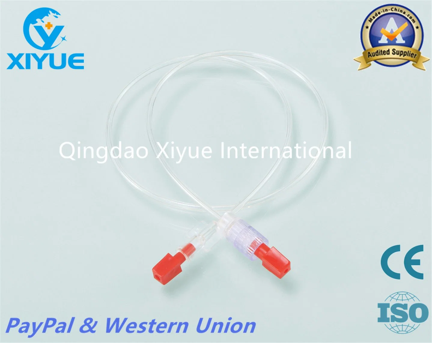 Disposable Needle Free Connector with Extension Tube