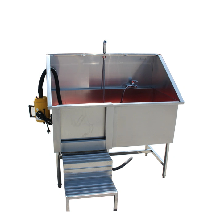 Medical 304 Stainless Steel Veterinary Animal Cleaning Tub