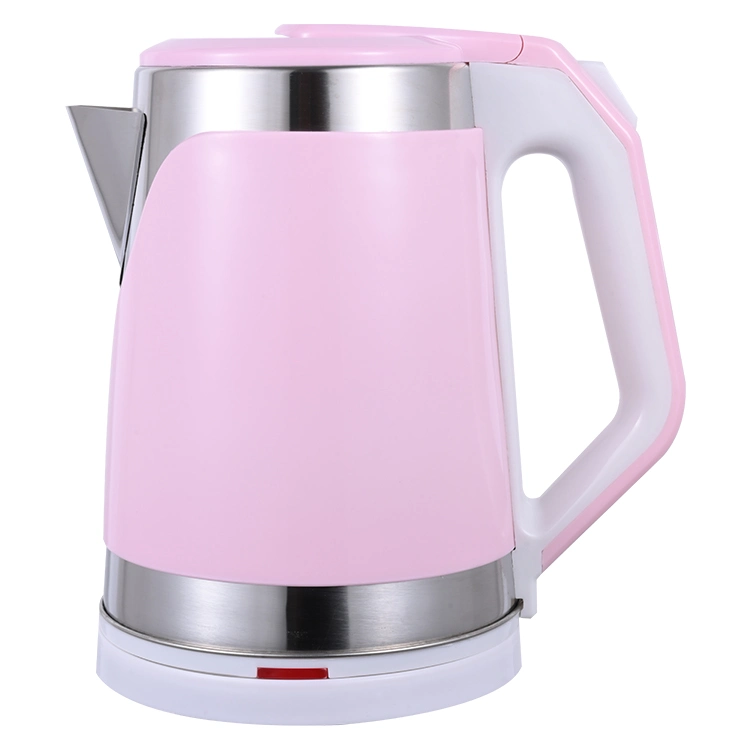 Pink/Blue/White/Black Color Manufacture OEM Double Wall Health Kettle Home Appliance Superior Electric Kettle