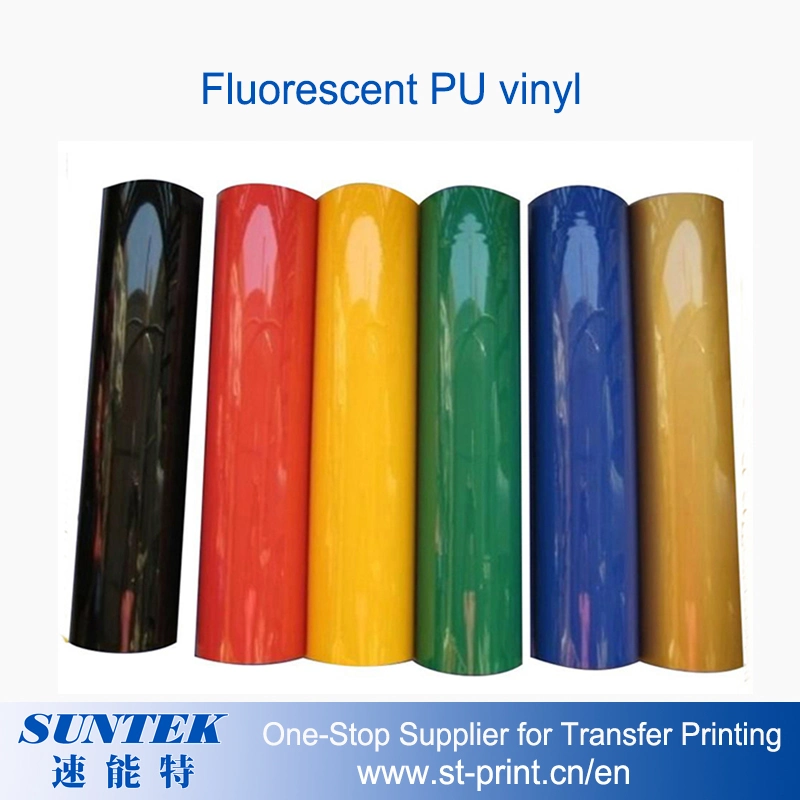 Luminous Heat Transfer Vinyl Blue/Green for Garment/Clothing