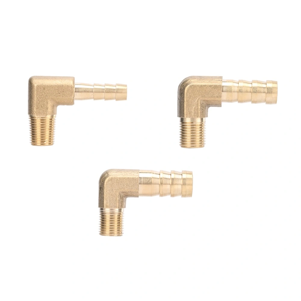 High quality/High cost performance  Brass 1/8" Male Thread Elbow Connector Barbed 6/8/10mm Pipe Interface Elbow Pagoda Garden Watering Pipe Joint