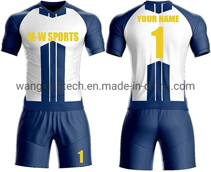 Fußballtrikots Full Kit Custom Fußball Uniformen Set Mockup