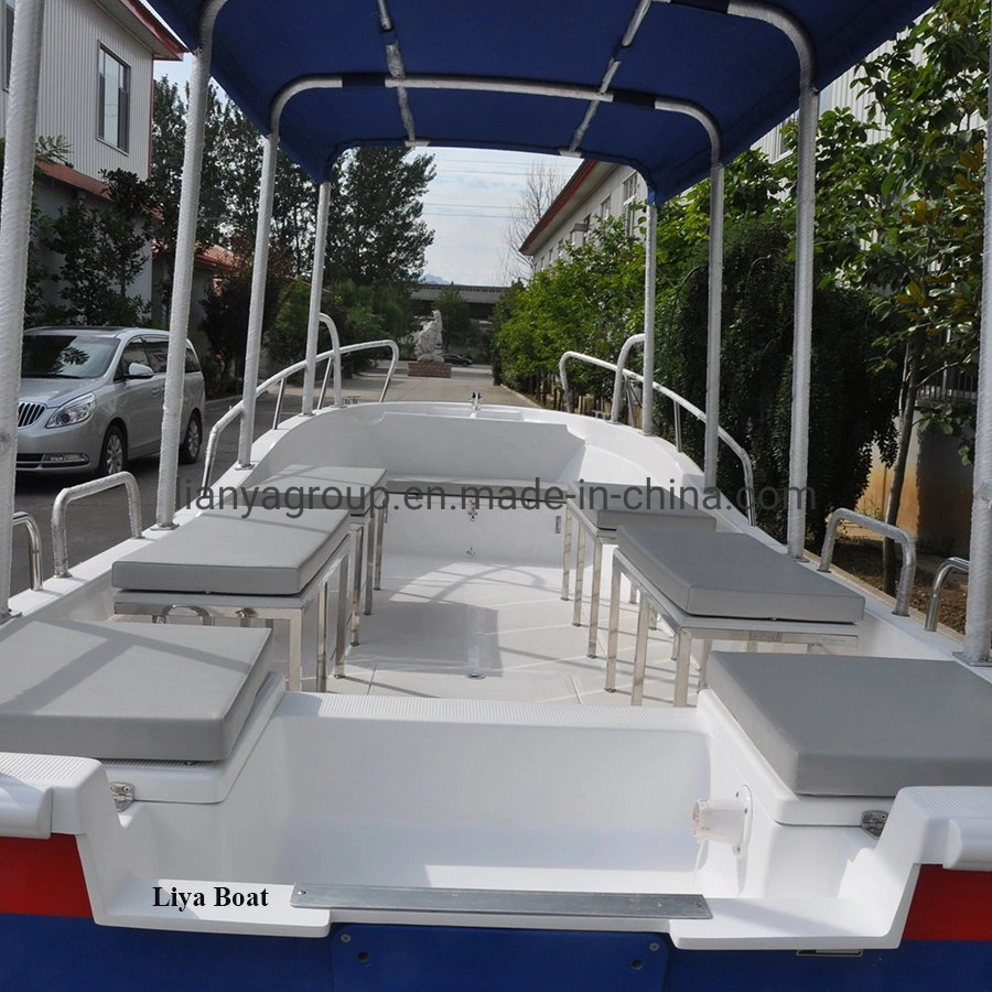 Liya 19feet Fiberglass Panga Boats Manufacturers Passenger Boat