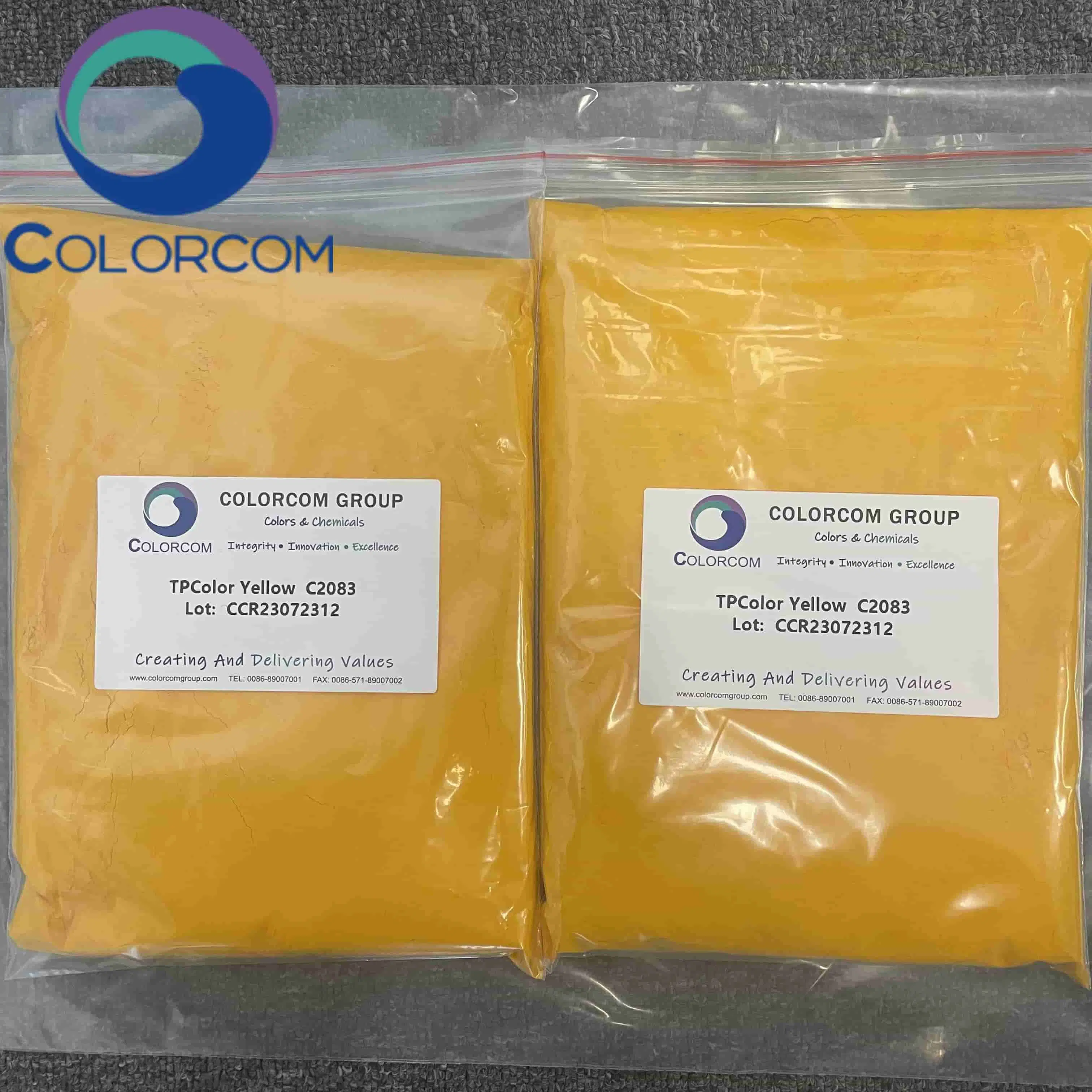 Organic Pigment for Ink and Paint of Yellow Red Green Violet Blue Powder Color