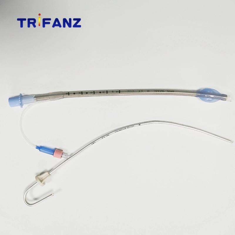 Fournitures pour hôpitaux tube endotrachéal en silicone à usage unique à revers