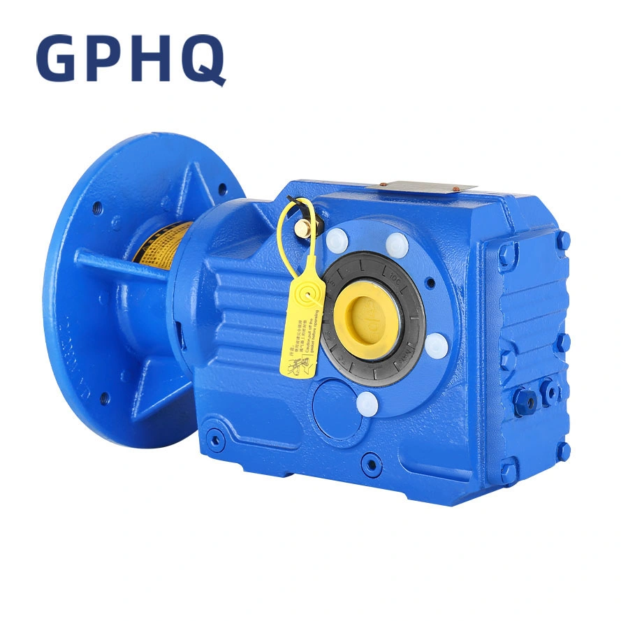 Gphq K Series Right Angle Helical-Bevel Gear Motor Geared Reducer Gearbox for Filters