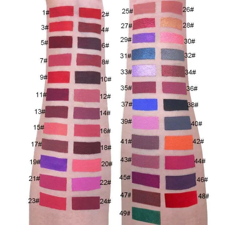 Velvet Foggy Surface Matte Liquid Lipstick Private Label Lip Gloss Tube