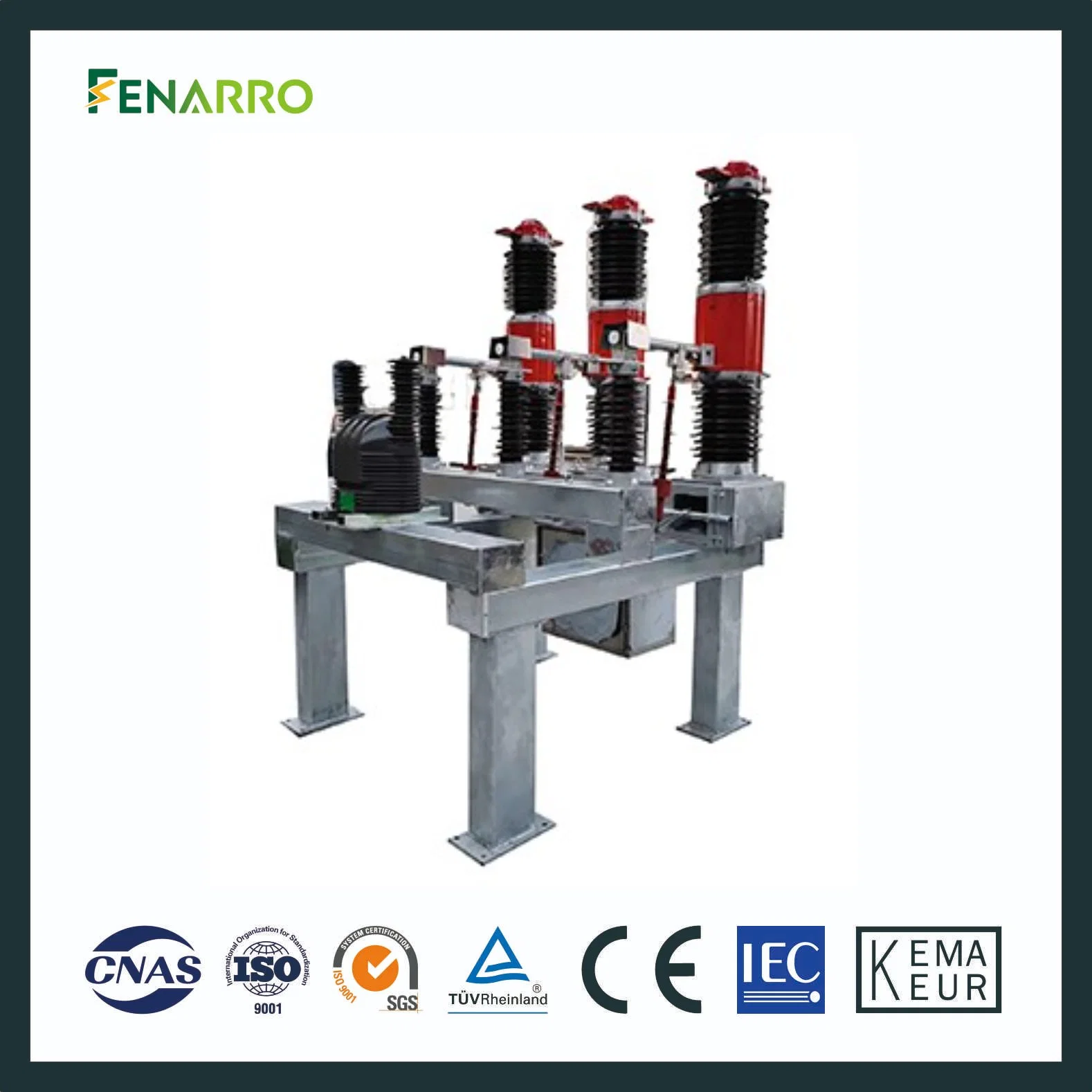 Sistema de combinação de aparelhos elétricos modulares de extremidade aberta da série Fenarro Frzcw10 para Subestação