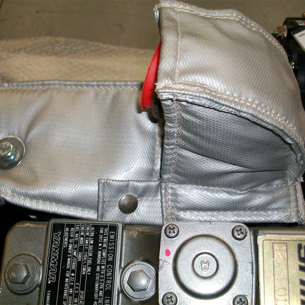 Теплозащитный экран куртка Turbo Елочка одеяло для Detroit Diesel морских двигателей