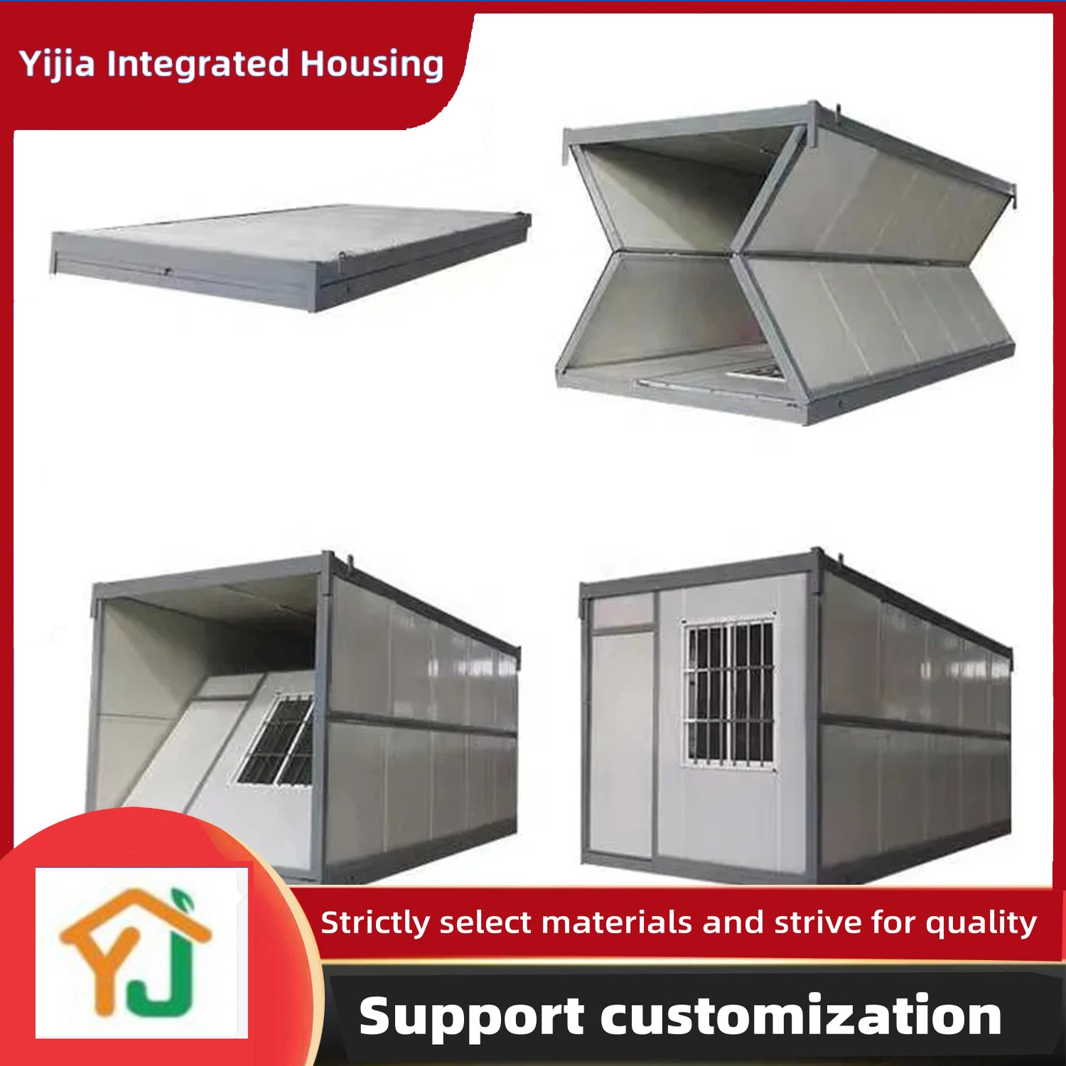 Factory Manufacturing of Folding Houses, Container Houses, Steel Structures for Workers' Dormitories, Hotels, Hospitals, etc