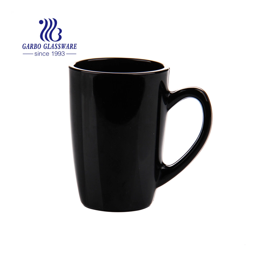 Verre opale noire Mug tasse à café de style simple Drinkware Hy09MK220