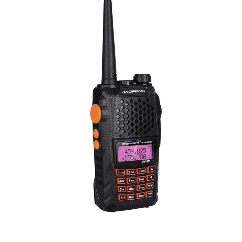 Red privada VHF UHF de doble banda precio de fábrica Baofeng UV-6R Radio de larga distancia de dos vías, Walkie Talkie barato