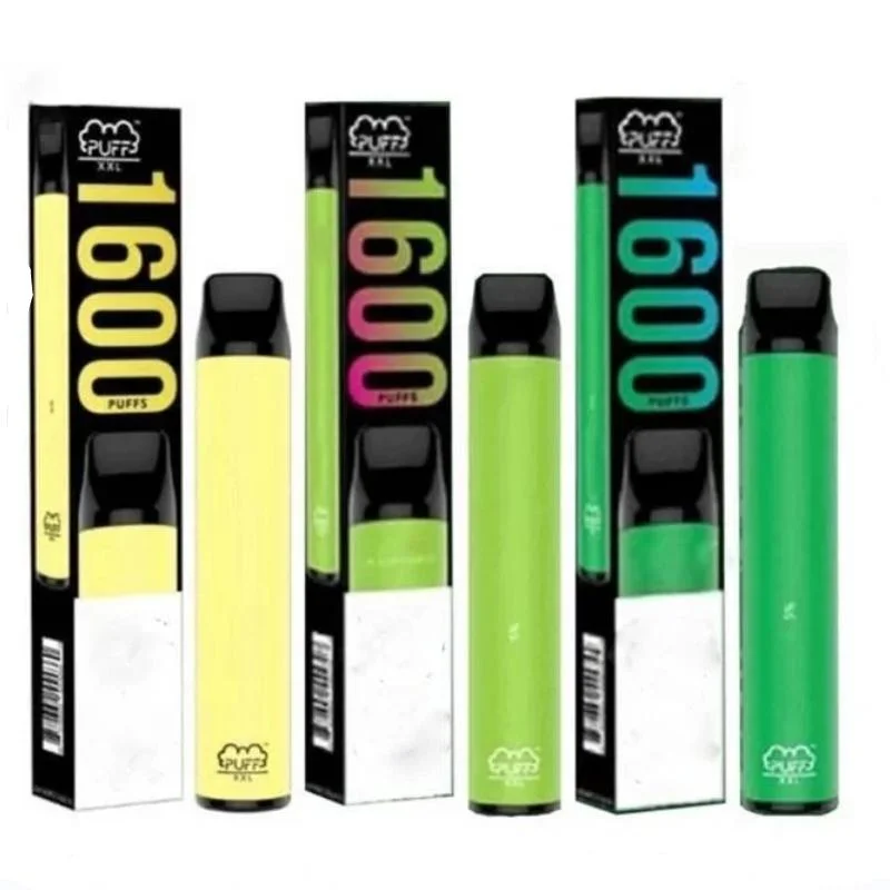 30 لونًا Pxxl Vape 1600puffs Power Battery معبأ مسبقًا 5.5مل الأظرف، خراطيش البخار