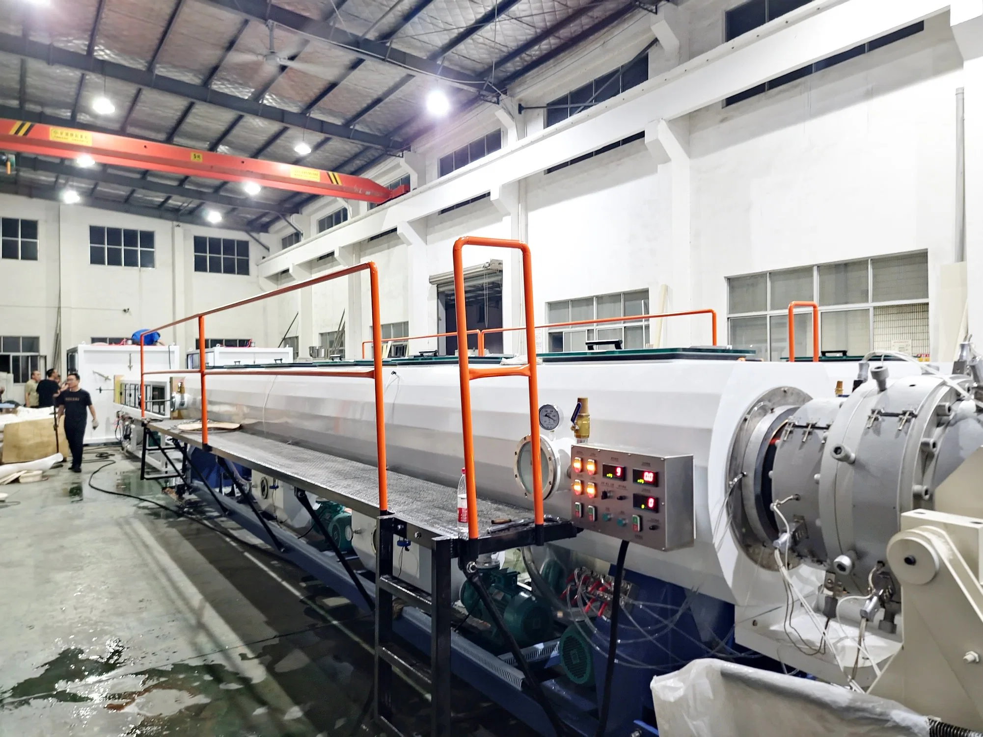 Plastic Water HDPE PE PPR UPVC CPVC PVC Pipe Hose Tube Corrugated Pipe Water Supply Drainage Electric Conduit Wire Gas Pipe Extruder Extrusion Production Line