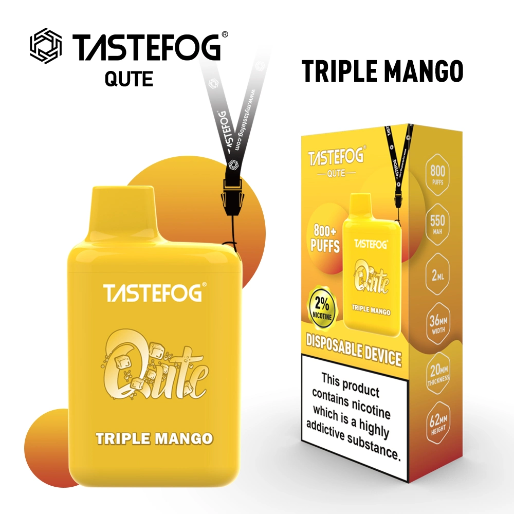 Tastefog Qute Electronic Cigarette Disposable/Chargeable 800puffs Wholesale/Supplier I Vape