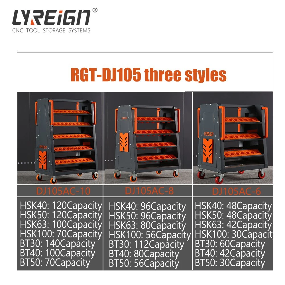 C6 Механическая тележка тележка тележка инструмент CNC стойка BT40-80кепка Стойка для инструментов с ЧПУ большой емкости водонепроницаемая защита от ржавчины устойчива к царапинам