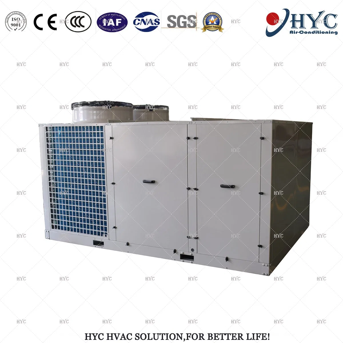 High Efficiency Rooftop Packaged Heat Pump Unit with Inverter DC Compressor