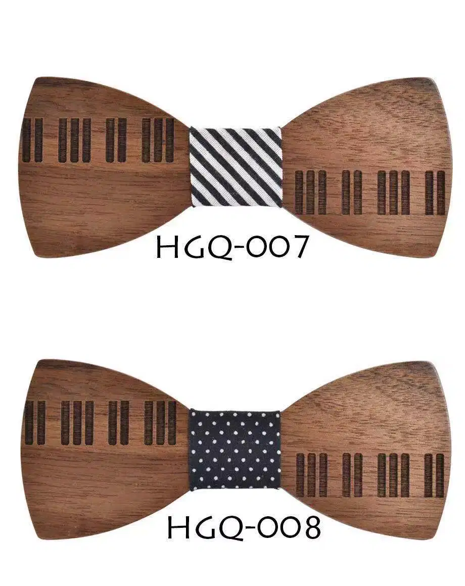 OEM Mens Accessories Wooden Bow Tie