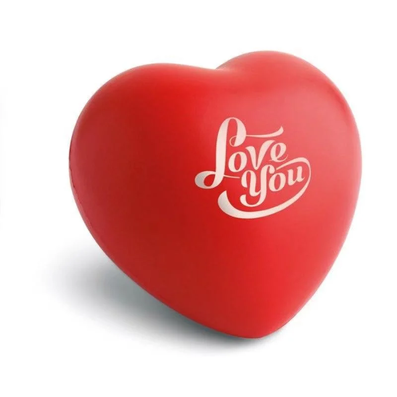 Customed Foam Heart Shape Stress Ball for Valentines Day