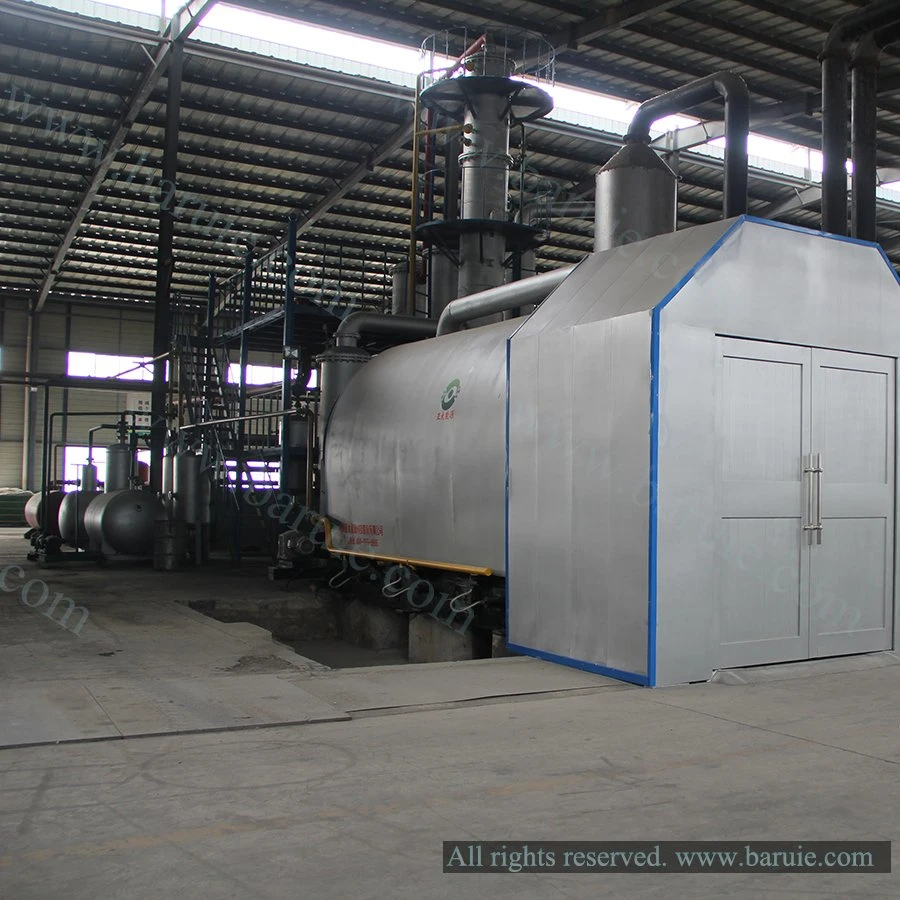 Semi Continuous Waste Engine Oil Recycling Vacuum Distillation Plant to Base Oil