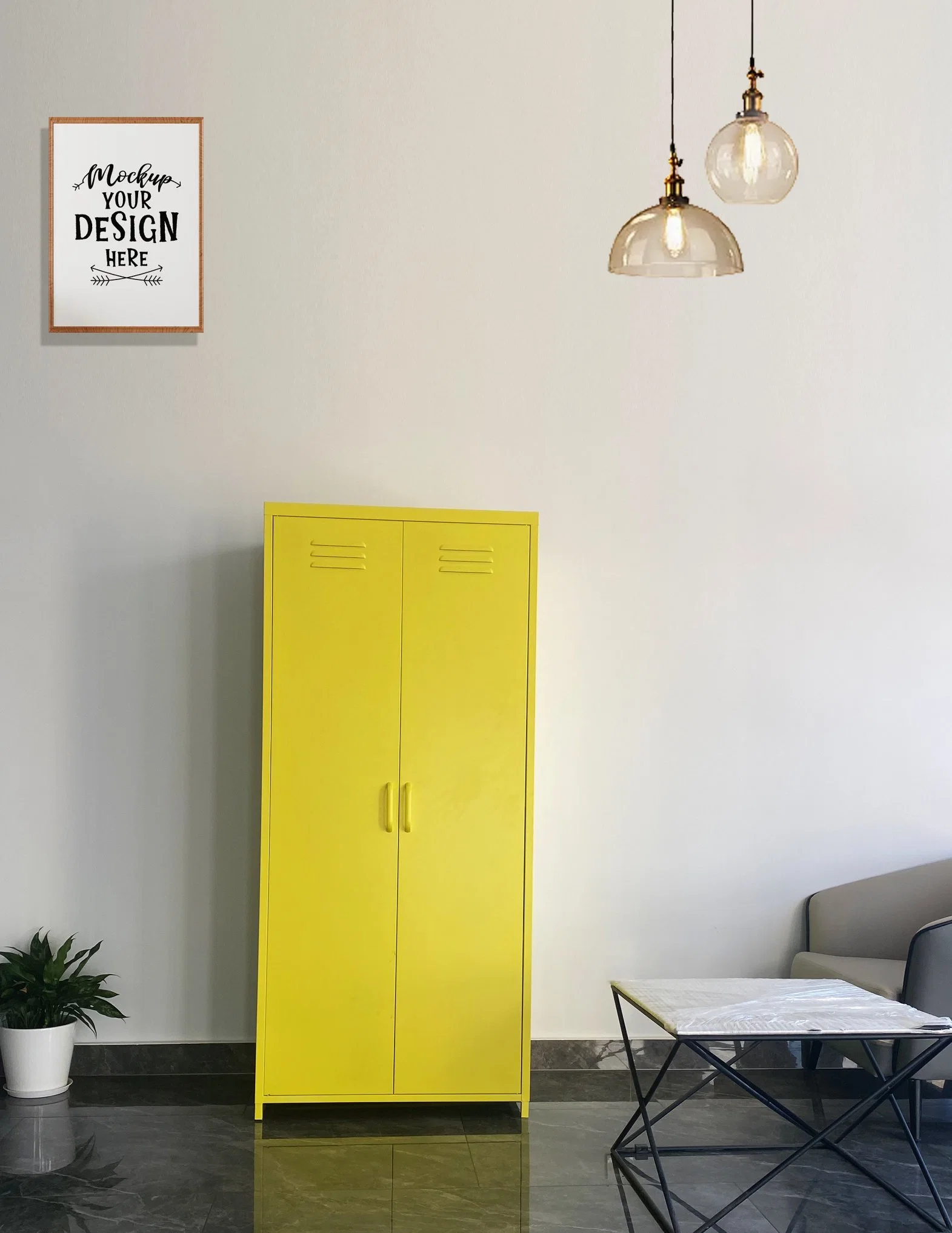 Style européen conçu moderne Sideboard armoire en acier armoires de table de vie Mobilier de chambre armoire