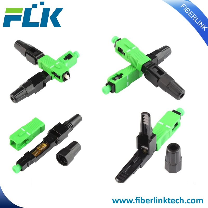 Sc/APC Fast/Quick Fiber Optics Cable Connector for FTTH