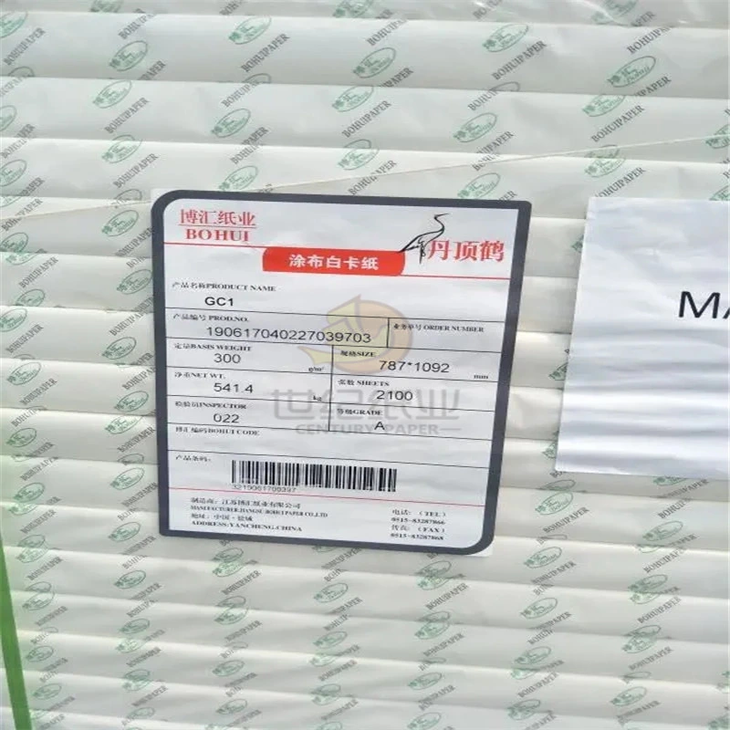 Bohui Factory Fbb Cg1 C1s Ivory Board for Package