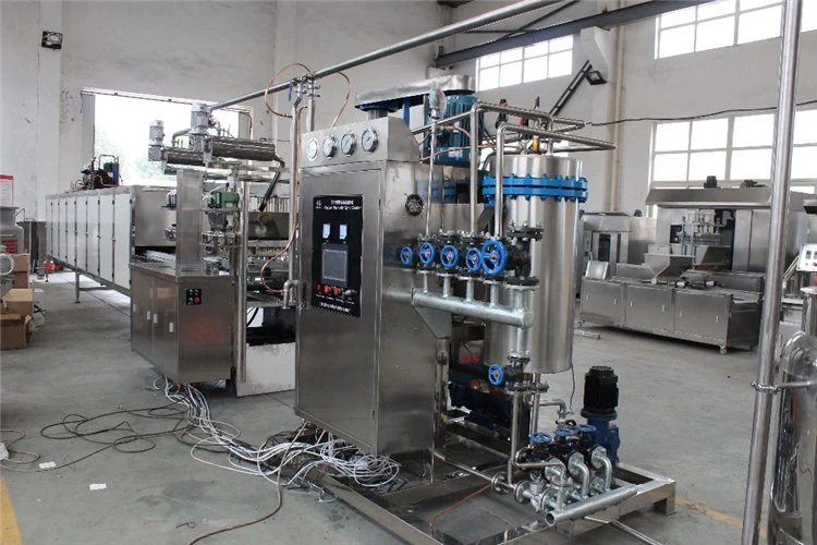 Gummy Candy Ming Machine/Jelly Production Process Line /Pectin Gelatin Soft حلوى الفاكهة حلوى قمي صنع آلة / تجارية صغيرة الصلب وgummy صنع الدب