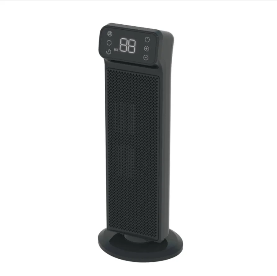 Ventilador de Torre de los hogares de OEM calentador eléctrico portátil con protección contra sobrecalentamiento LED Display de control de botones.