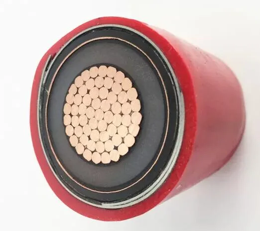 Copper Cu XLPE Insulated Mv Armoured Cable Stainless Steel Tape Armour One Phase High Tension Power Cable