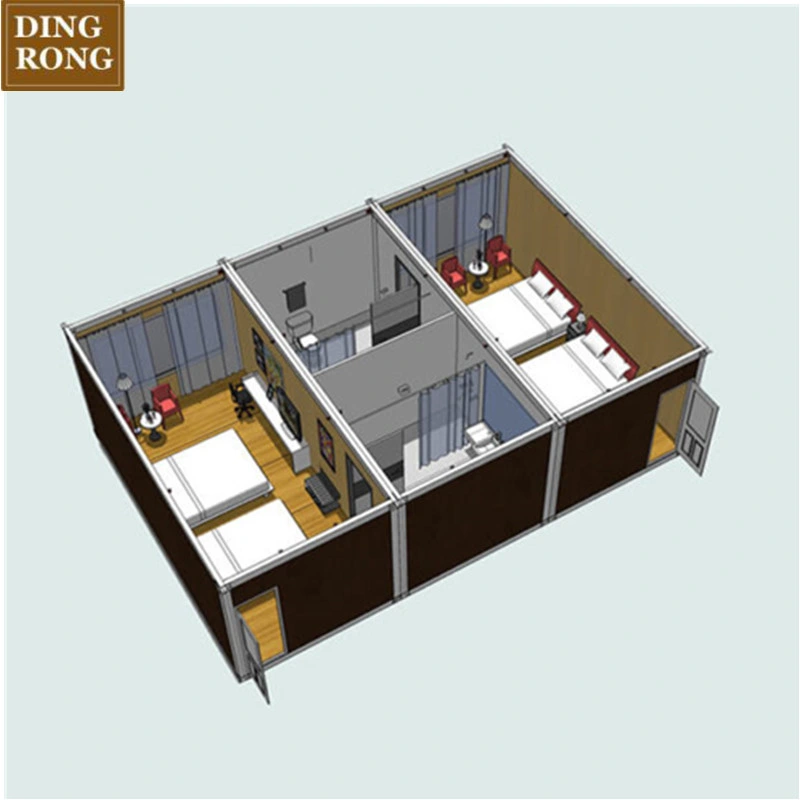 Modulares prefabricadas de acero de 4 dormitorios Premanufactured Casas en el Líbano