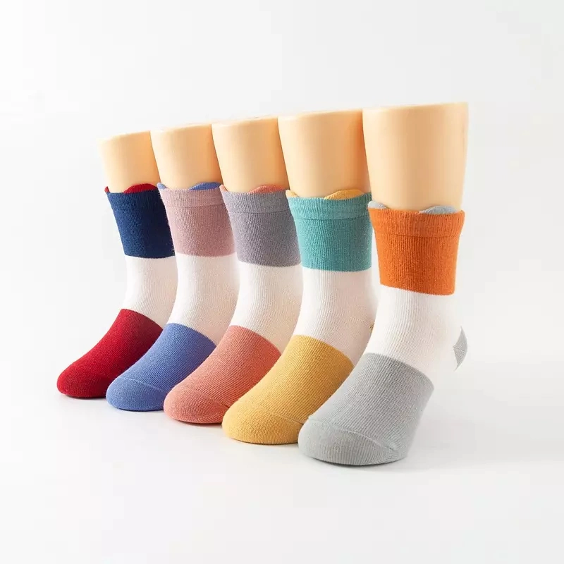 5 colores mezclados Baby Boy Cartoon calcetines bebé niña bebé Bebés Niños calcetines calcetines de algodón