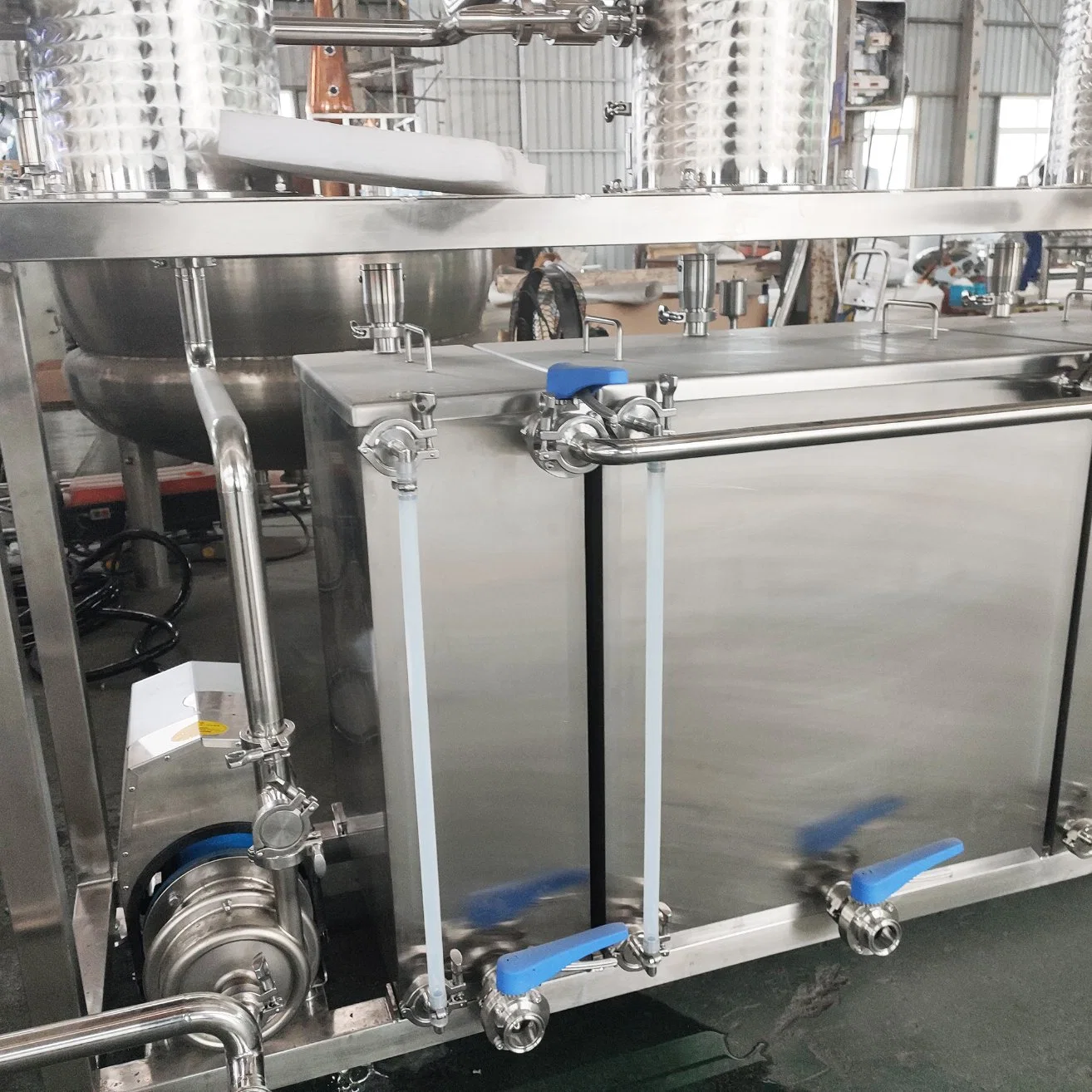 Vacuum Negative Pressure Stainless Steel Tank Distillation Equipment