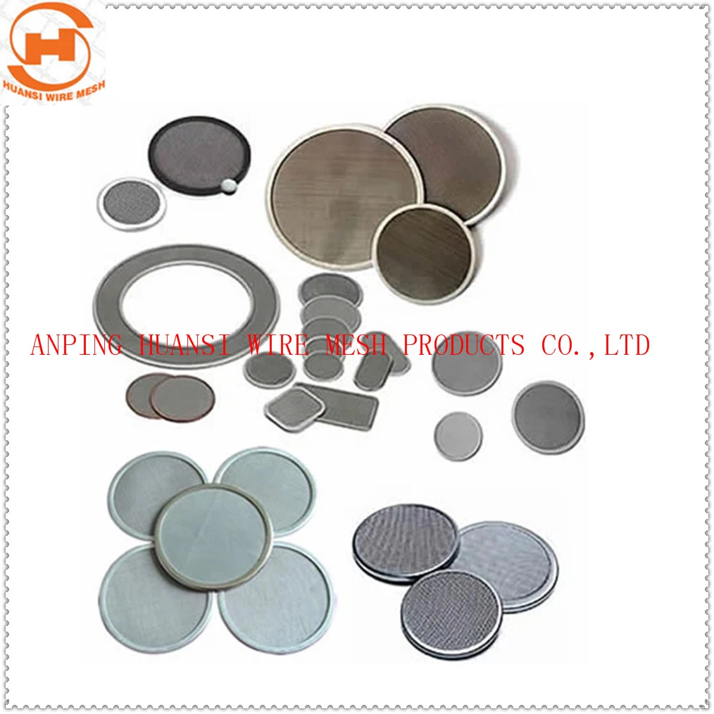 Spot Welded or Edging Woven Wire Mesh Filter Discs