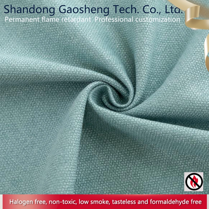 Fashionable Custom Design Good Quality Fire Retardant Blackout Curtain Fabric for Household Decoration