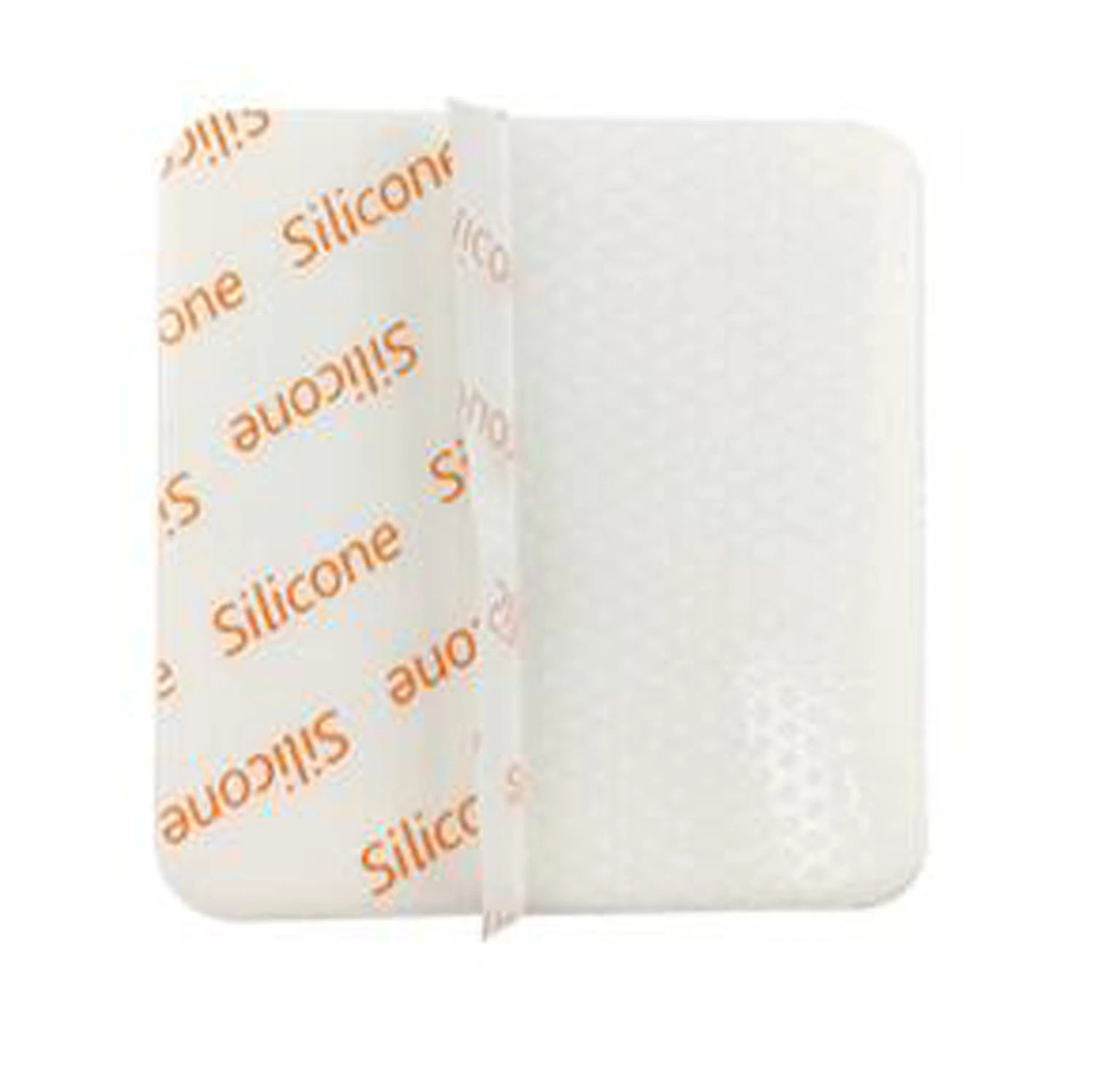 Medical Adhesive Silicone Wound Dressing with Thinner Border