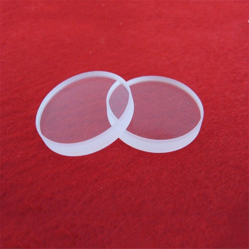 Jgs1 Jgs2 High UV Transmission Customize Optical Clear Fused Silica Discs Transparent Quartz Glass Lenses