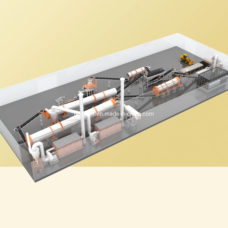 Gate 8-15t/h para venda Máquina Química Adubo composto de nitrato de cálcio fazendo a linha de produção