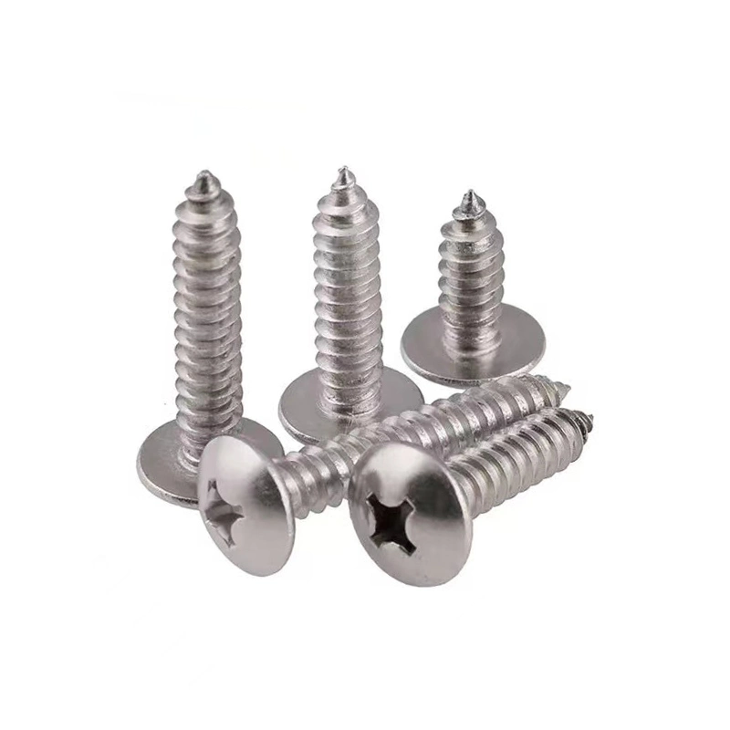 DIN7981 Stainless Steel Cross Recessed Pan Head Self-Tapping Screw Wood Philips Head Self Tapping Screw